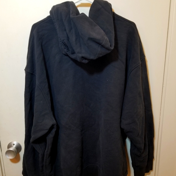 Black unisex pullover hoodie [Levi's] - Picture 3 of 5